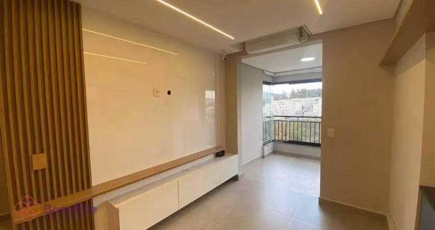 Apartamento com 2 dormitórios para alugar, 68 m² por r$ 5.720,16/mês - recanto quarto centenário - jundiaí/sp