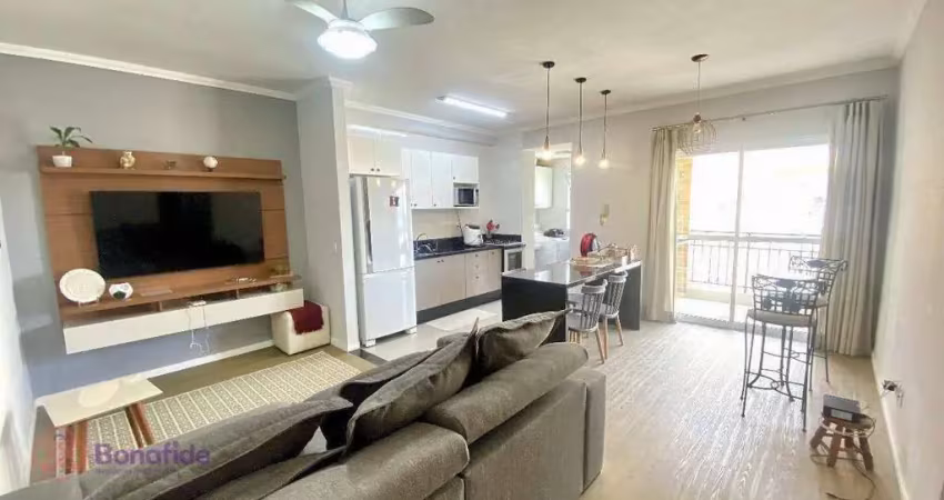 Apartamento com 2 dormitórios para alugar, 74 m² por r$ 3.980,00/mês - medeiros - jundiaí/sp
