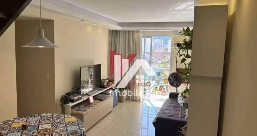 Cobertura com 4 dormitórios à venda, 173 m² por r$ 899.000,00 - grajaú - rio de janeiro/rj