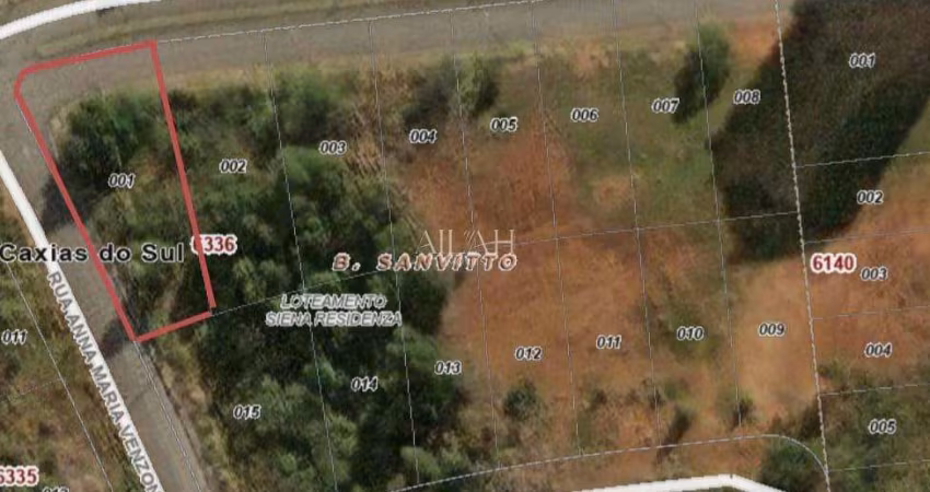 Terreno no Loteamento Siena Residenza