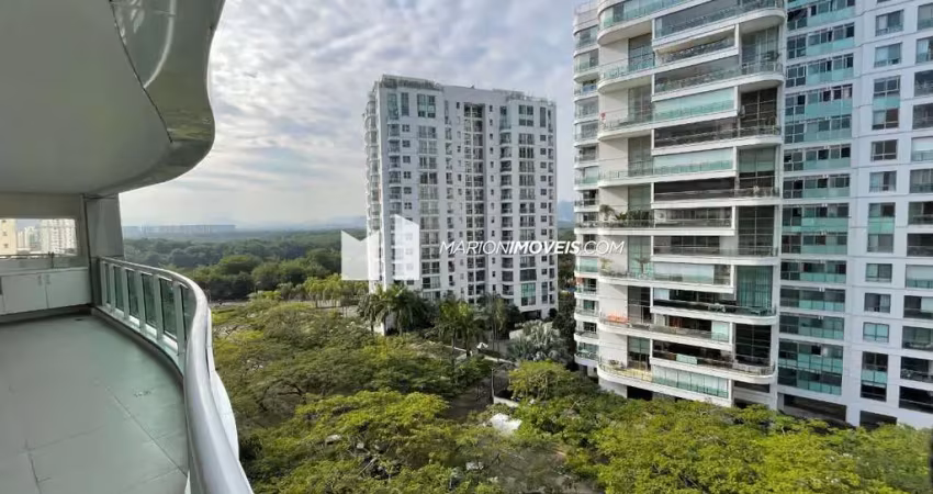 Apartamento à venda no península, fontvieille, barra da tijuca, rio de janeiro, 4 quartos (suítes), dep., varanda, 3 vagas; infraestrutura completa