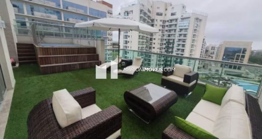Cobertura à venda na Barra da Tijuca, Rio de Janeiro, RJ, UNION SQUARE, Centro Metropolitano, 4 quartos (2 suites), duplex, piscina, churrasqueira, vg