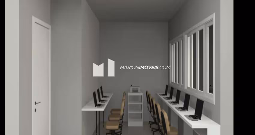 Sala comercial à venda no Centro, Rio de Janeiro/RJ, mobiliada, reformada, split, 28m², 2 ambientes, porcelanato, banheiro no andar, R$70 mil