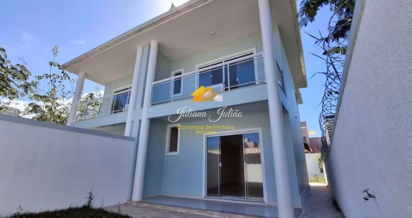 CASA DUPLEX 4 QUARTOS SENDO 1 SUÍTE A VENDA NO BAIRRO JARDIM BELA VISTA EM RIO DAS OSTRAS RJ