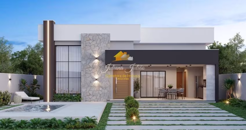 CASA LINEAR EM ALTO PADRÃO COM 3 QUARTOS SENDO 1 SUÍTE, A VENDA NO BAIRRO BOSQUE BEIRA RIO EM RIO DAS OSTRAS RJ