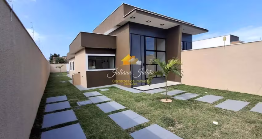 Casa linear 3 quartos sendo 1 suíte a venda no bairro enseada das gaivotas em rio das ostras rj