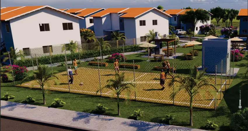 Casa em condominio 2 e 3 quartos 1 vaga, três pontes, itaboraí rj.