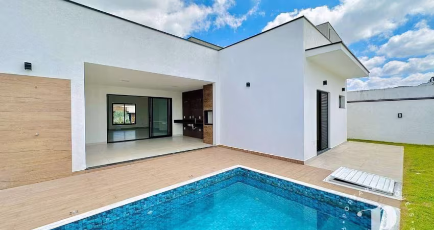Casa Térrea com 3 Suítes, Piscina, Área Gourmet- Alphaville Nova Esplanada 3 - Votorantim/SP