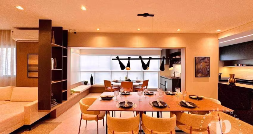 Apartamento de 186m² no Boa Vista Square – 4 Dormitórios, Varanda Gourmet e 3 Vagas no Alto da Boa Vista