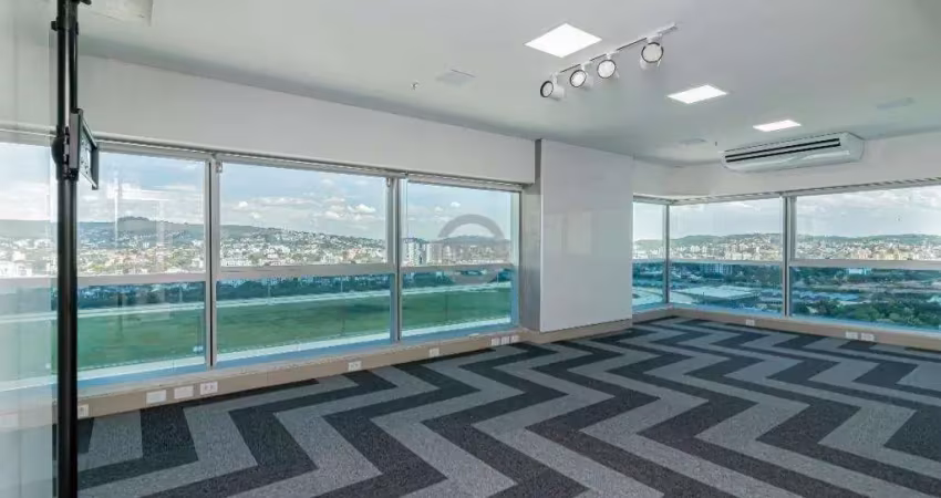 Sala comercial com 2 salas para alugar na Avenida Diário de Notícias, 400, Cristal, Porto Alegre