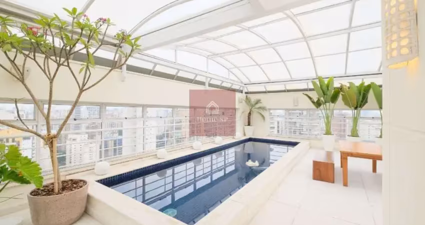 Linda cobertura duplex com vista aberta para o parque ibirapuera 4 quartos, 649.3m², 8 vagas.