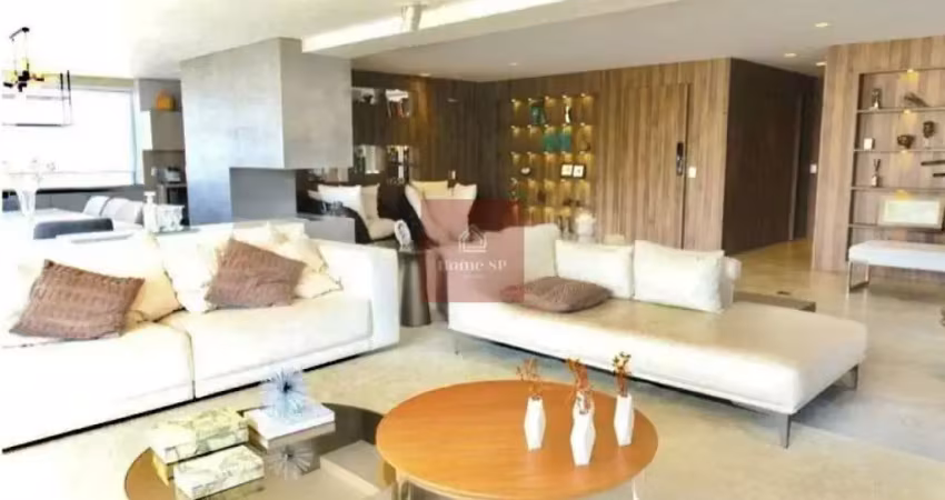 Apartamento a venda em moema 278m 4suítes  4 vagas de garagem predio novo/decorado