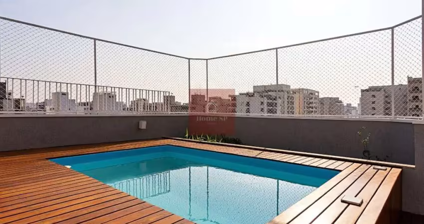 Cobertura à venda em Moema, 3 quartos, duplex. 254 m², piscina privativa, área gourmet e 3 vagas.