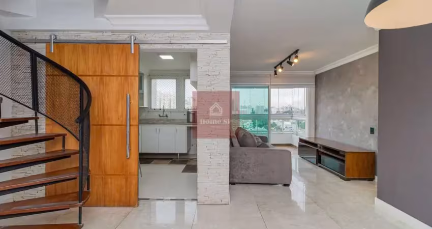 Cobertura duplex! 3 dormitórios, 2 suítes, 2 vagas e com 168 m²