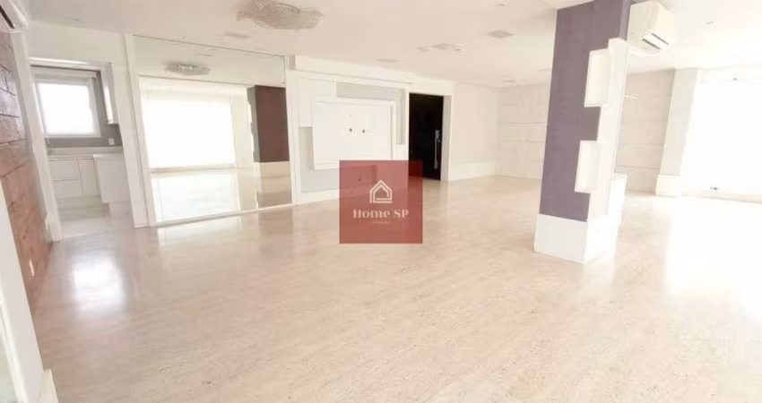 APARTAMENTO PARA LOCAÇÃO NO CAMPO BELO 288M² 4SUITES 4 VAGAS DE GARAGEM