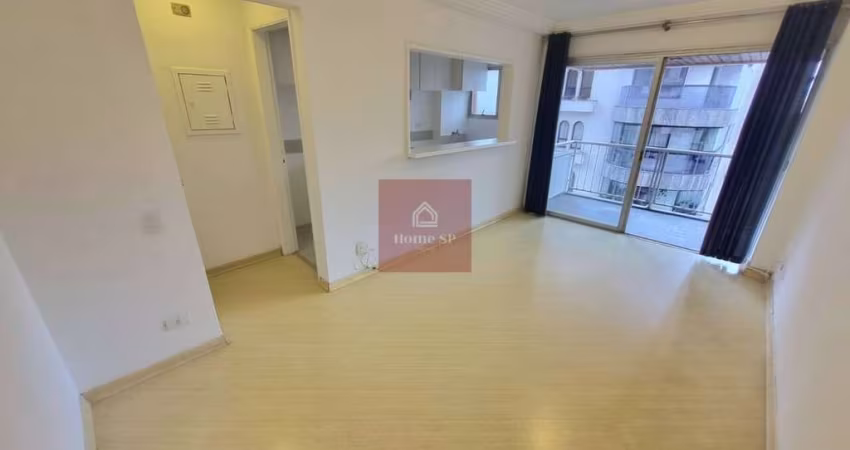 Ótimo apartemanto de 50m e 1 vaga para locação em Moema