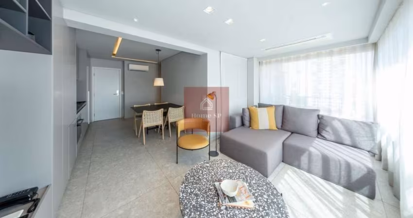 APARTAMENTO PARA LOCAÇÃO VILA OLIMPIA 64M² 2DORMS 1SUITE 2VAGAS PREDIO NOVO MOBILIADO