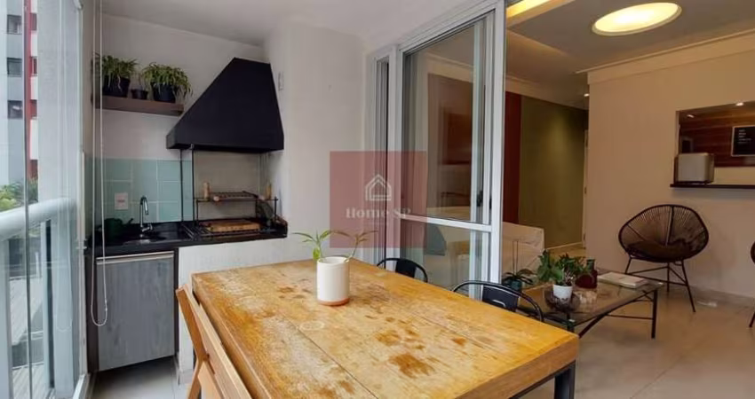 Apartamento no Brooklin, 2 dorm, 1 suíte, 1 vagas