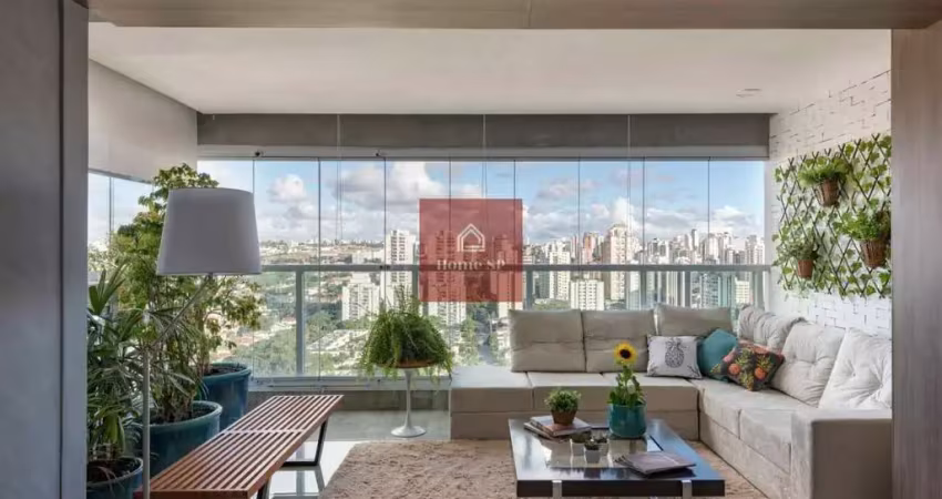 Apartamento no brooklin mobiliado/decorado a venda 58m² 1suite 1vaga