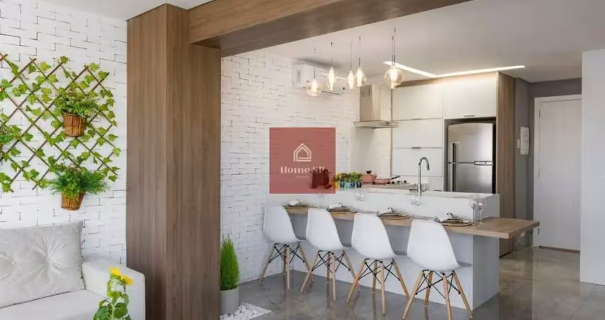 APARTAMENTO NO BROOKLIN MOBILIADO/DECORADO A VENDA 58m² 1SUITE 1VAGA