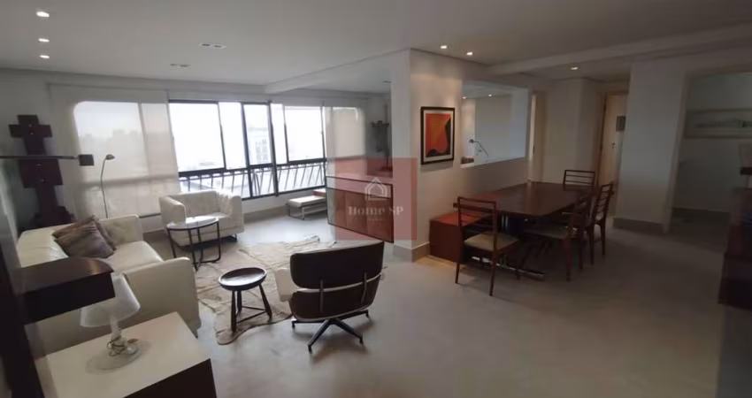 JARDIM PAULISTA 122M² 2SUITES 2VAGAS DE GARAGEM MOBILIADO