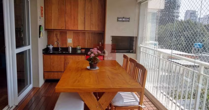 Apartamento alto padrão, um por andar a venda no Brooklin