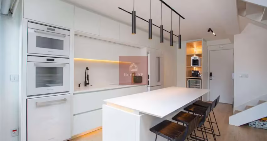 Apartamento mobiliado com acabamentos de alto padrão no campo belo (ao lado do metrô)