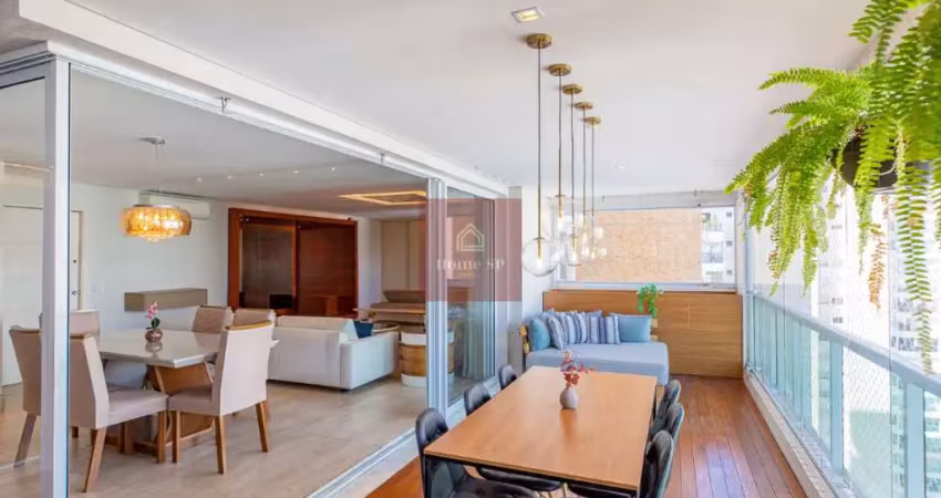 Apartamento para venda campo belo 194m 4suítes 3vagas varanda gourmet mobiliado