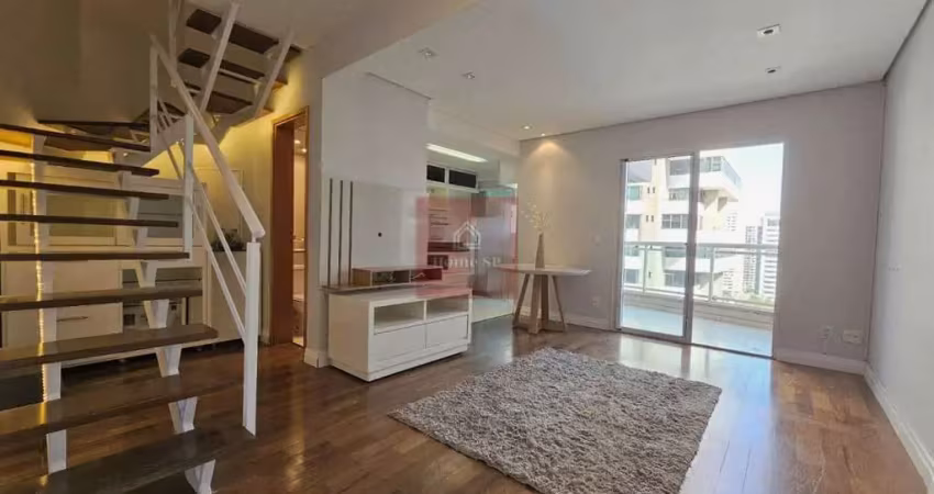 Apartamento duplex! 2 dormitórios, 2 vagas e com 68m² - moema