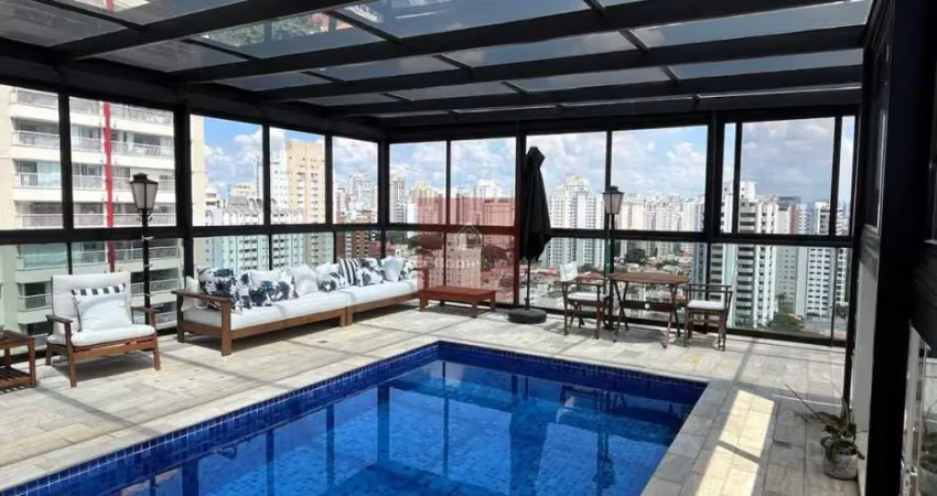 Cobertura para venda em campo belo com 4 quartos, sendo 3 suítes, 594m²