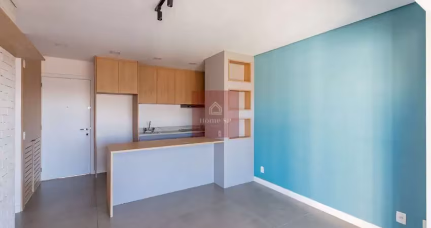 Apartamento com 62m2, varanda gourmet, 2 dormitórios (sendo 1 suíte), cozinha integrada e 1 vaga.