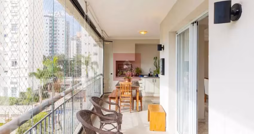 Apartamento a venda alto da boa vista 171m² 3suítes 3vagas varanda gourmet