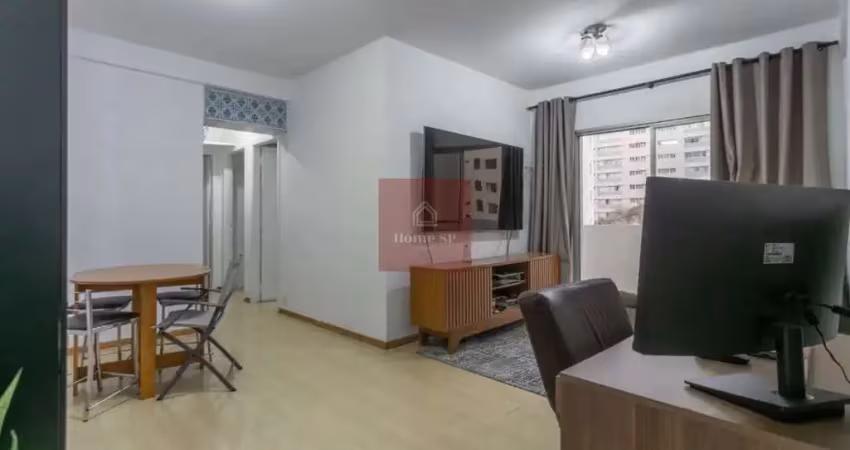 Apartamento com 57m², 2 dormitórios, terraço, 1 vaga.