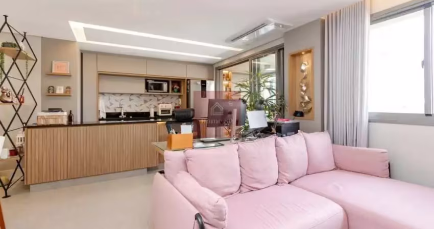 Excelene apartamento no brooklin com 55m², totalmente reformado, 1 suite, 1 vaga.