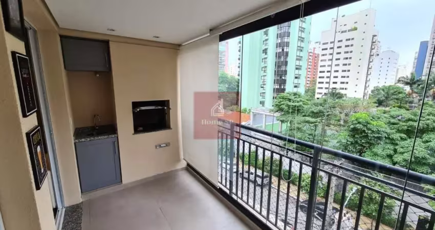 Apartamento com 2 dormitórios, 1 suíte, 1 vaga e com 57m² - moema