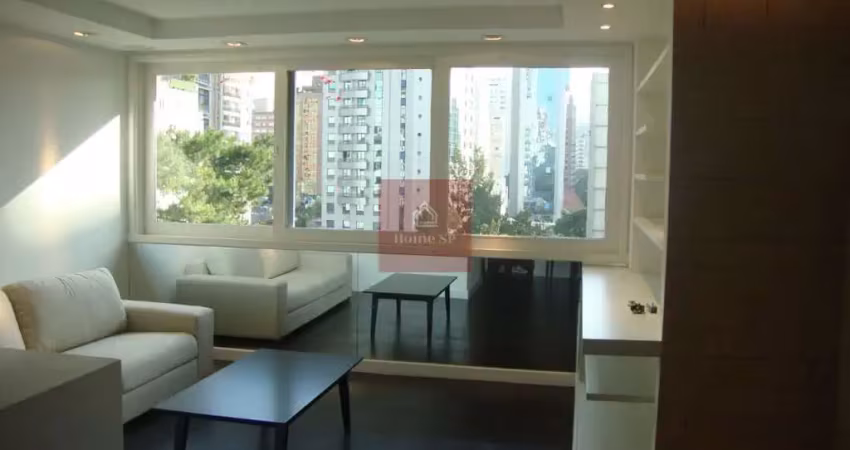 Itaim bibi 90m² 2dorms 1suite 1vaga para alugar !!! semi mobiliado