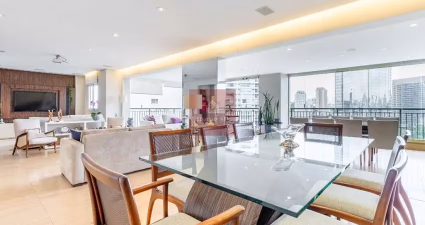 Apartamento garden para venda em vila gertrudes com 3 quartos, sendo 3 suítes, 205m²