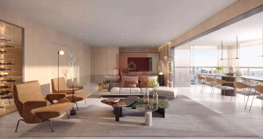 Apartamento tipo para venda em moema com 4 quartos, sendo 4 suítes, 189m²