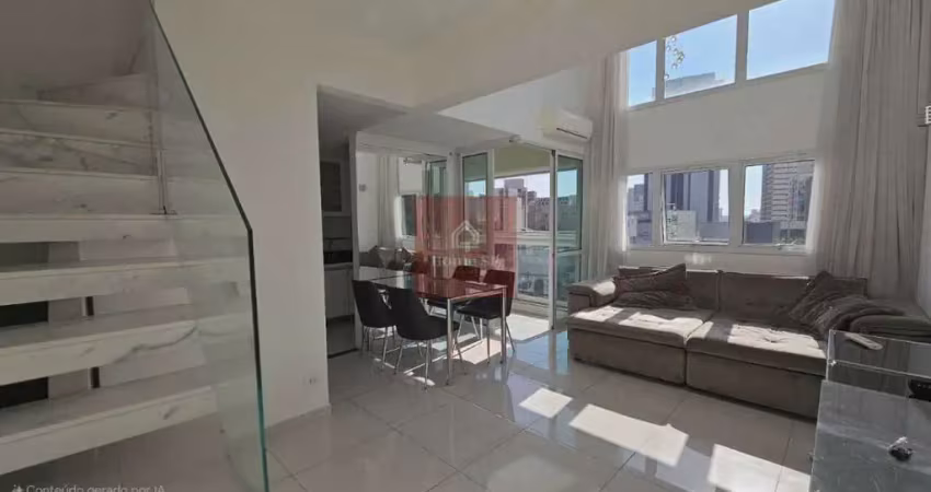 Apartamento duplex - 1 dormitório, 2 vagas e com 60m² - moema