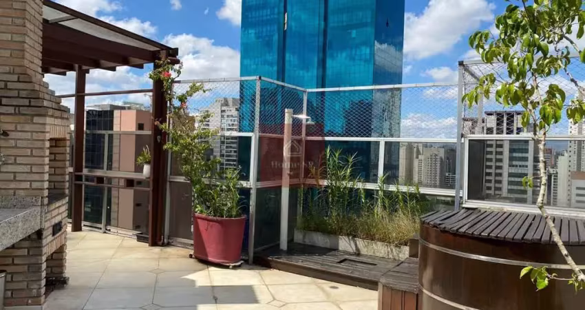 Chamosa cobertura em moema 189m² 3dorms 1 suite 2vagas com churrasqueira