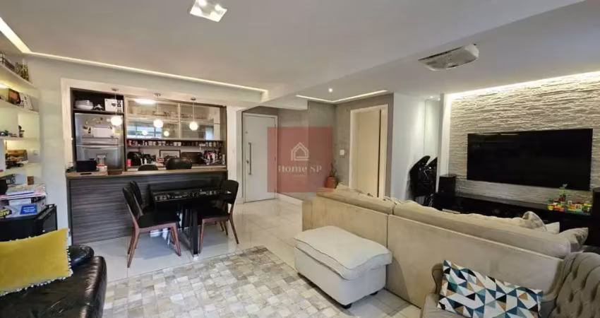 Reformado! são 3 dormitórios, 1 suíte, 1 vaga e com 130m² - moema