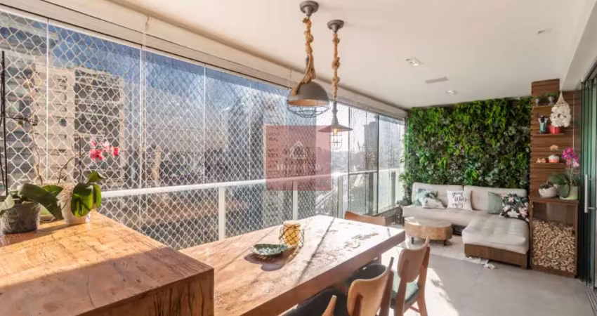 Lindo apartamento de bom gosto, reformado no brooklin com muito lazer