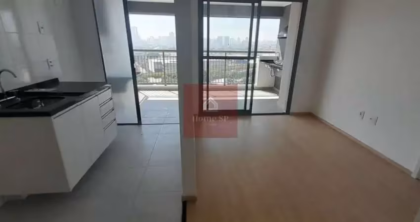 Apartamento 46 m2,  1 suíte, 1 vaga , churrasqueira no terraço.