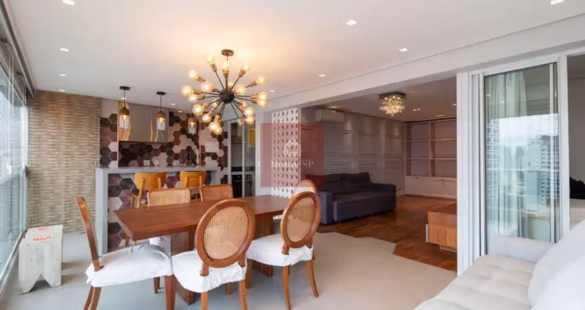 Apartamento tipo para venda e locação em brooklin com 3 quartos, sendo 3 suítes, 138m²