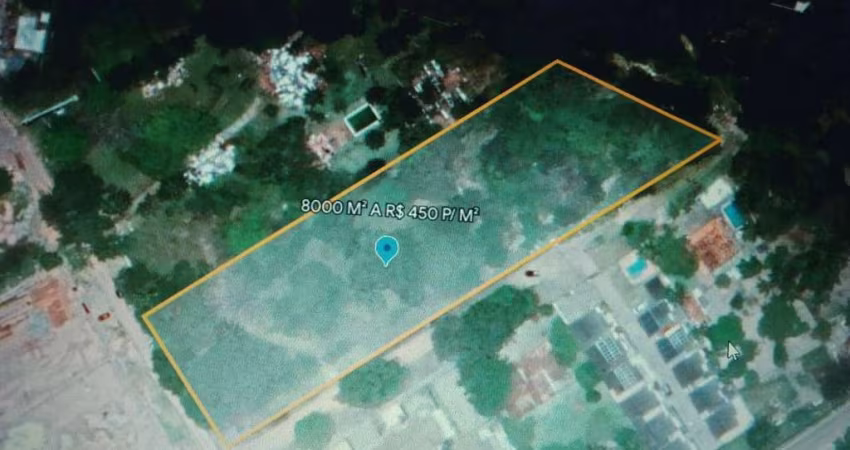 BELÍSSIMO TERRENO DE 8.000 M² 100% PLANO A0 LADO DO ALPHAVILLE