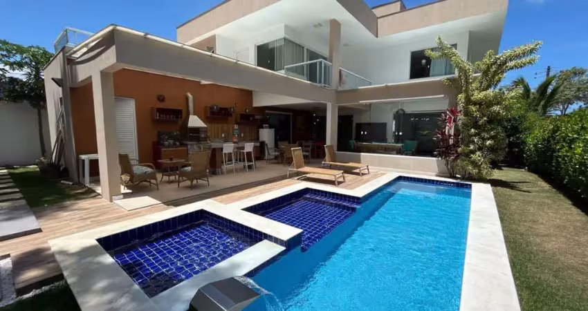 Linda casa de 5 suites no alphaville litoral norte 1