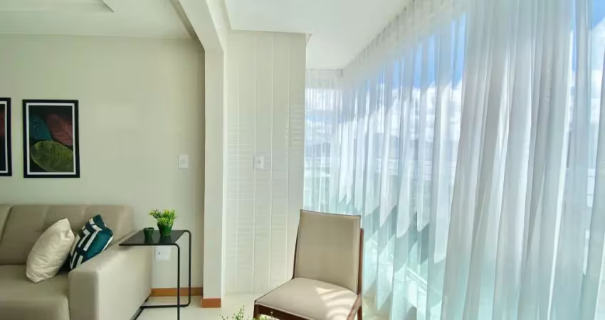 Apartamento com três quartos sendo uma suíte - praia do morro