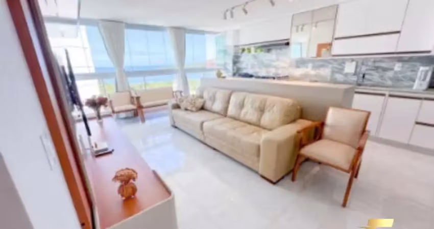 Apartamento finamente decorado vista mar na praia do morro!