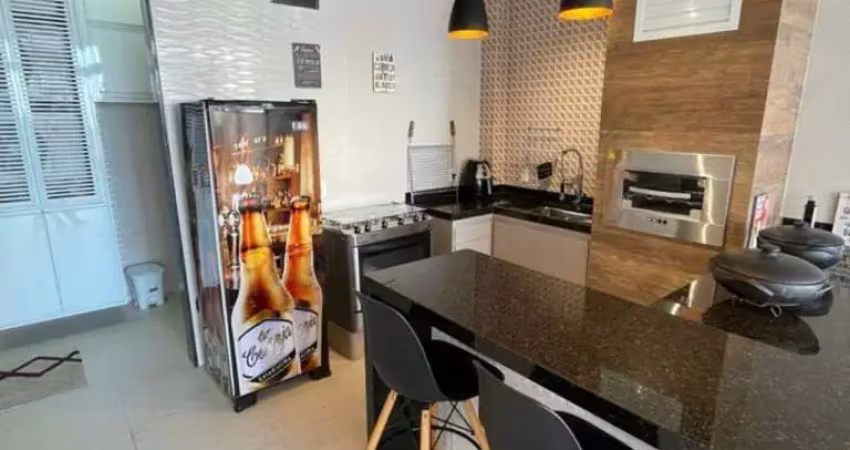 Apartamento frente mar com varanda gourmet / praia do morro - guarapari