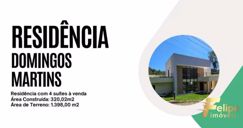 Casa em condomínio fechado no centro de domingos martins / deslumbrante!!!!